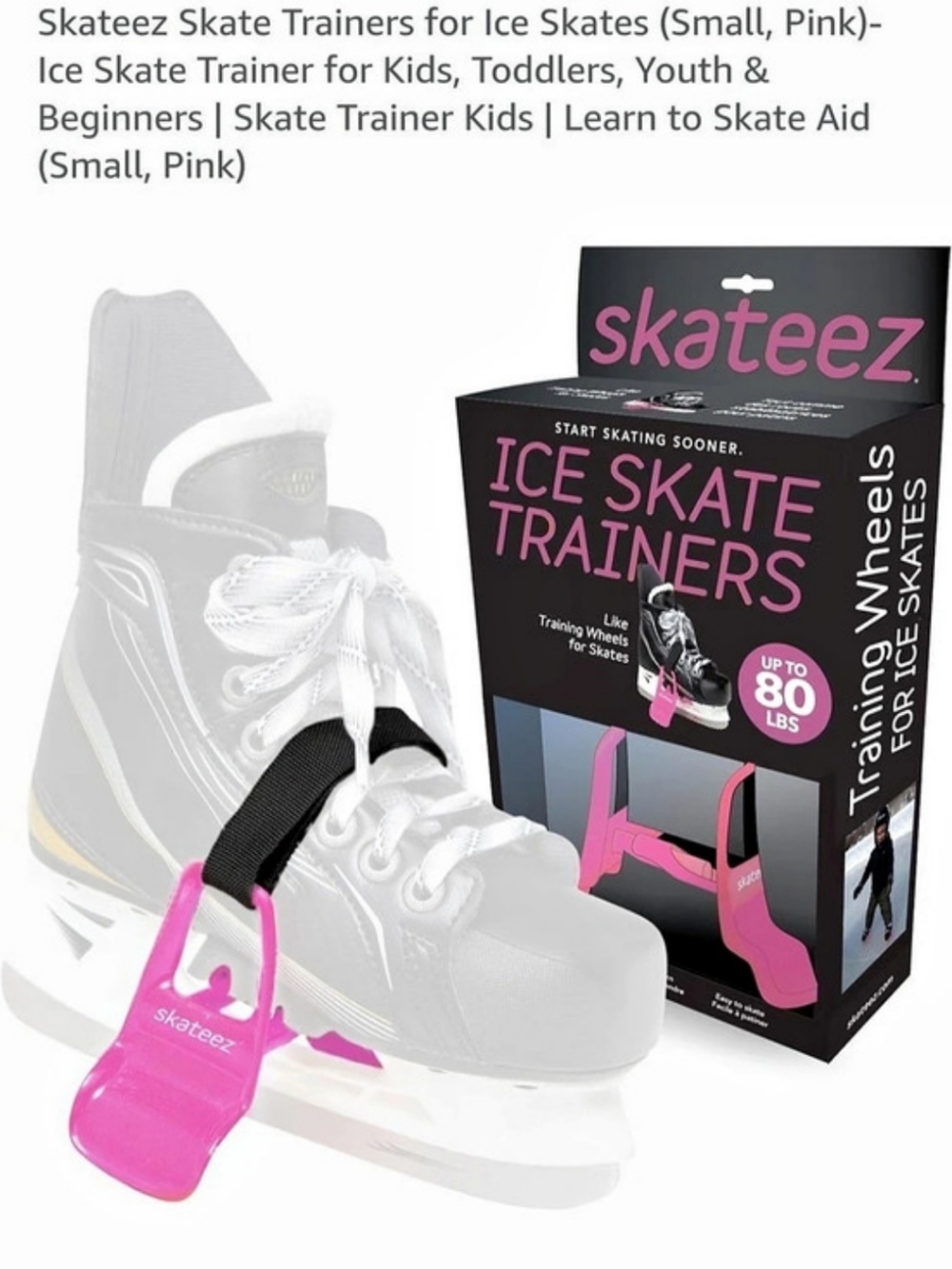 Skateez Ice Skate Trainers in Pink
